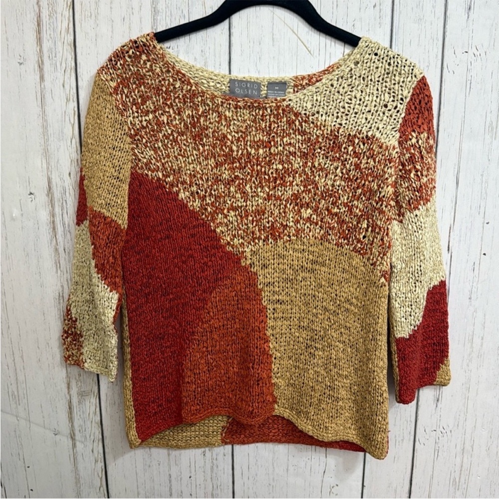 Sigrid Olson Silk Blend Sweaters Size Med